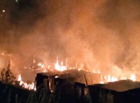 Lokalizovan požar, izgorela dva paviljona bivšeg Studentskog doma