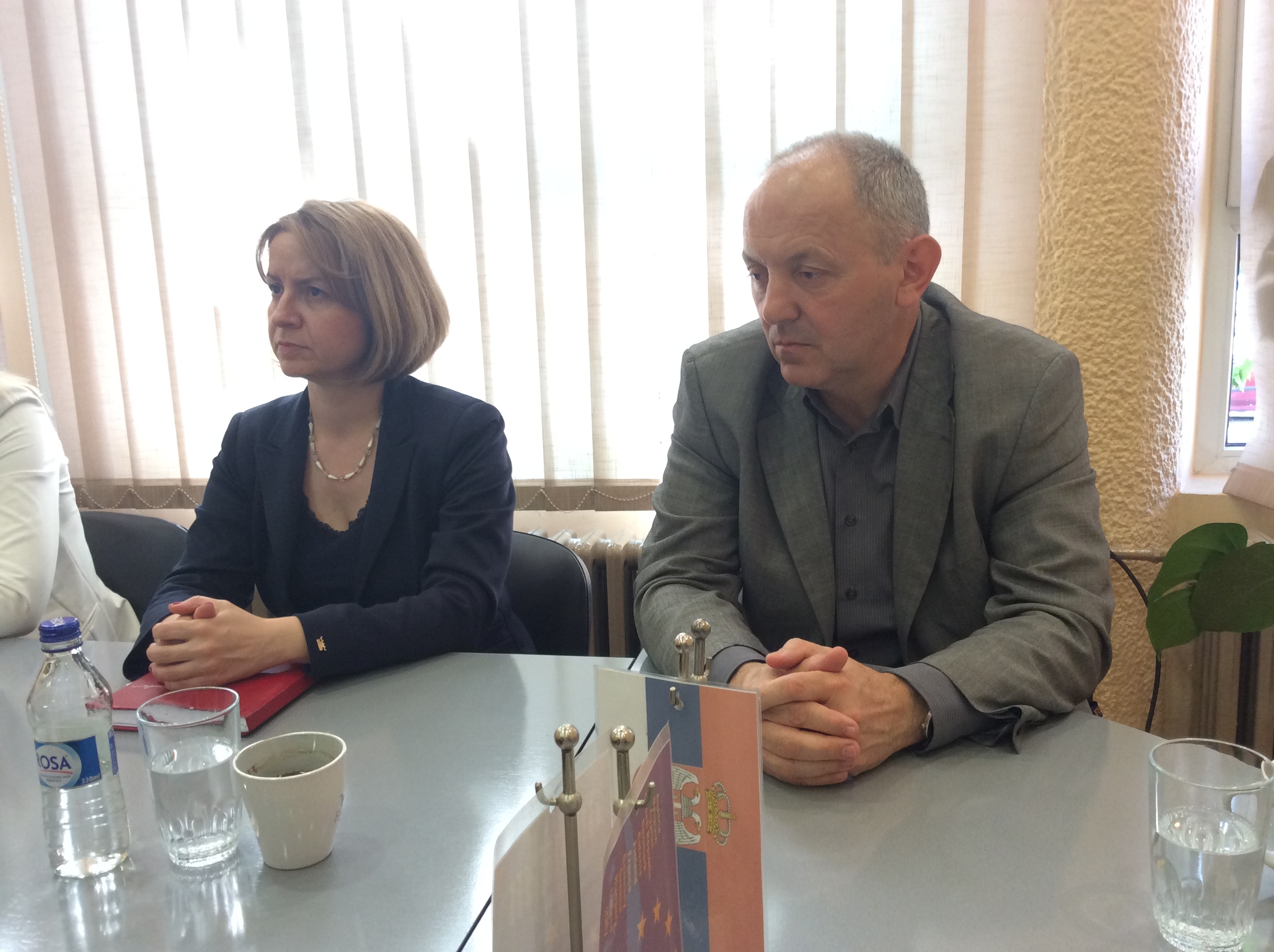 Mirjana Kovačević (PKS) i Živorad Jovović (Atlas Užice) Foto--URP