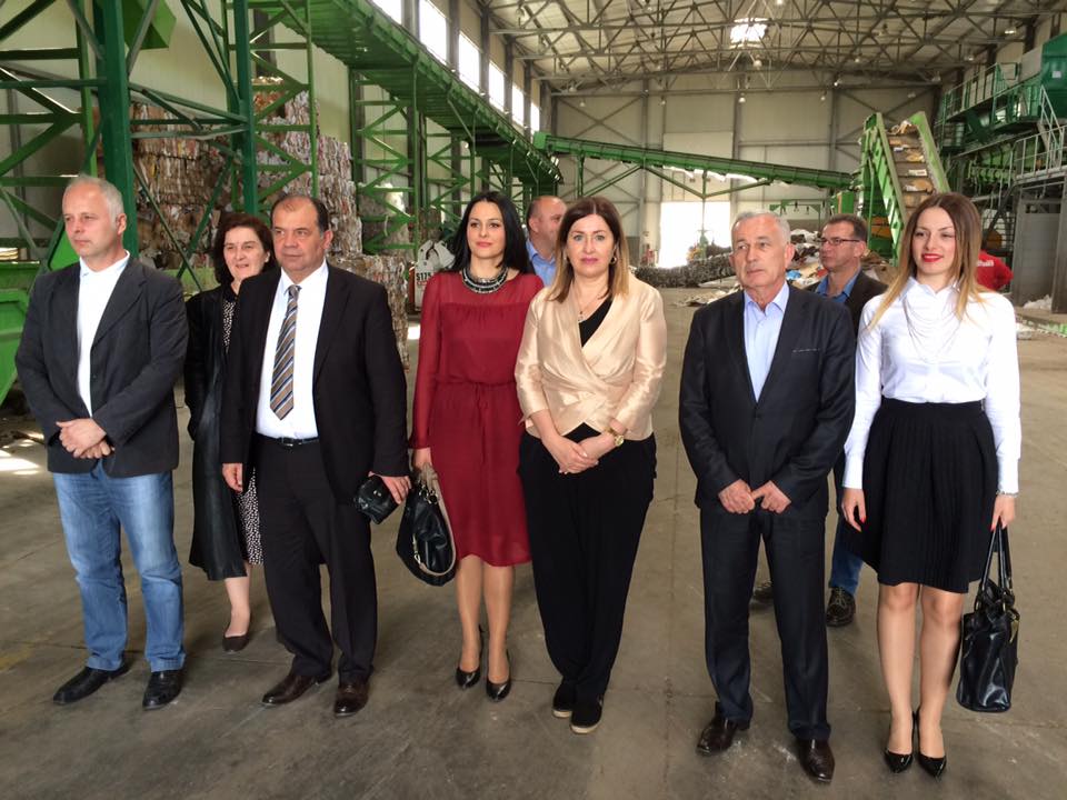 Stana Božović u poseti Regionalnoj deponiji Duboko---Foto- M.S.