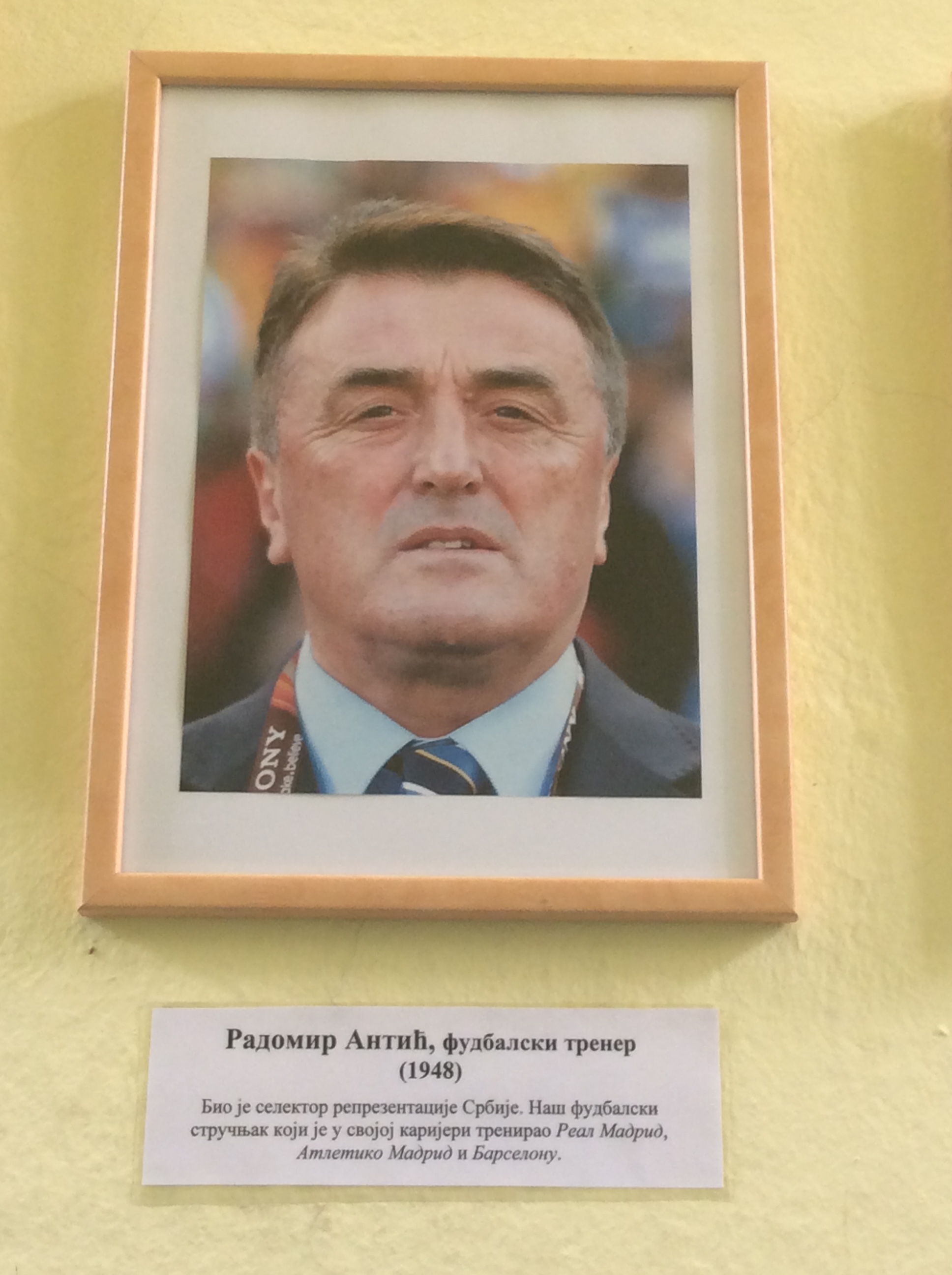 Radomir Antić, bivši učenik škole Foto--URP