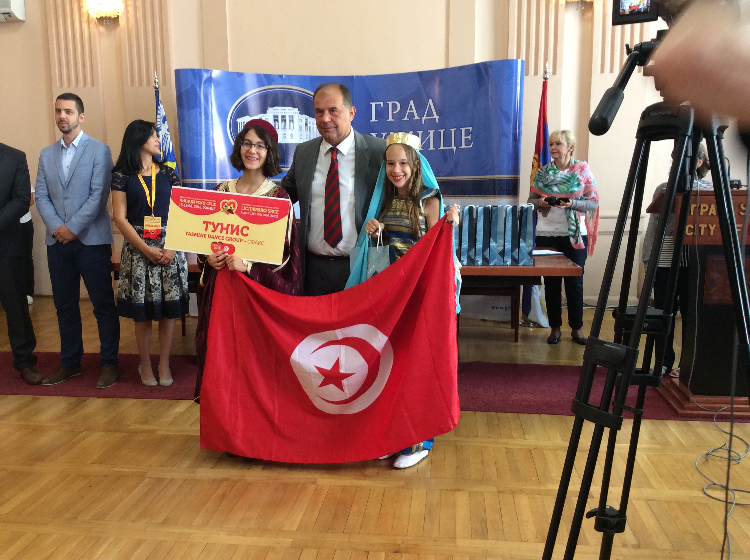 Gosti iz Tunisa na prijemu kod gradonačelnika, Tihomira Petkovića Foto--URP