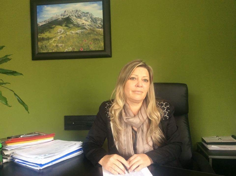 Snežana Milutinović, prva je žena koja se našla na čelu JKP "Niskogradnja" Foto--URP