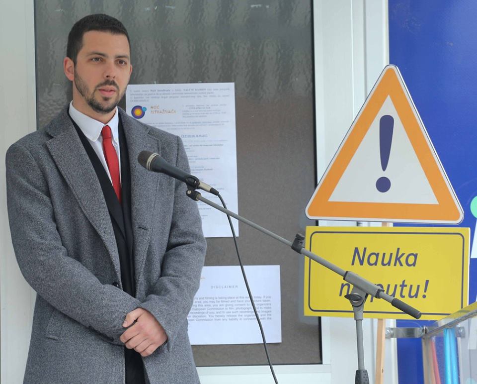 Petar Blagojević, član GRadskog veća za malde u Užicu savetuje mlade da se dobro informišu pre nego što odluče koju srednju školu će upisati