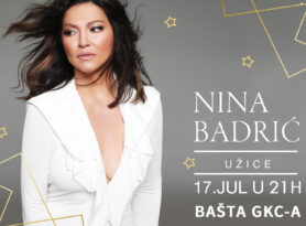 Nina Badrić 17. jula GKC-u Užice