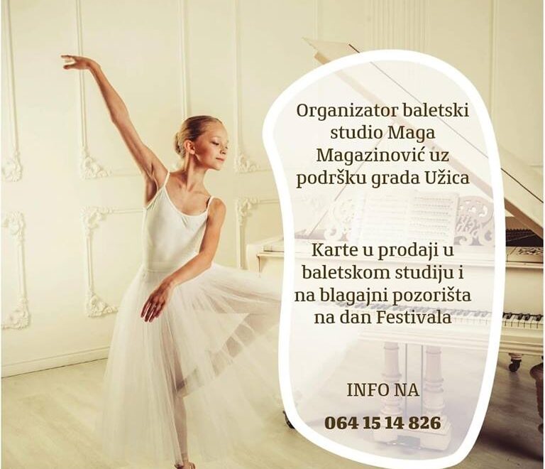 Baletski festival 11. maja u Užicu