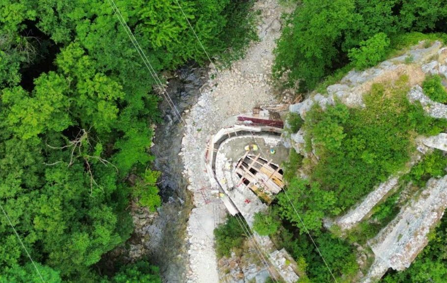 U toku je zidanje šeste od ukupno devet etaža Vodene kule na Starom gradu