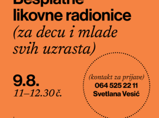Kulturni de-centar Reflektor organizuje kreativne likovne radionice za decu i mlade