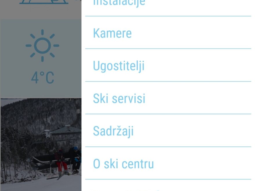 Nova mobilna aplikacija Skijališta Srbije – ski centar Tornik