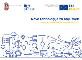 Otvoren likovni konkurs za kalendar EU PRO Plus programa za 2025. godinu „Nove tehnologije za bolji svet!”