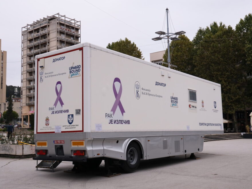 Pregledi na mobilnom mamografu na Trgu partizana od ponedeljka 29. septembra