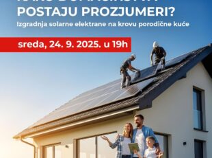 Besplatna onlajn info sesija za domaćinstva koja žele da proizvode električnu energiju za sopstvene potrebe