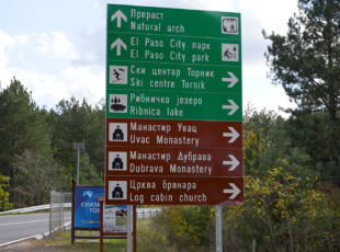 Dvojezična turistička signalizacija na Zlatiboru