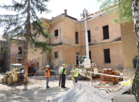 Obilazak radova na rekonstrukciji prostora za potrebe budućeg Trening centra za dualno obrazovanje