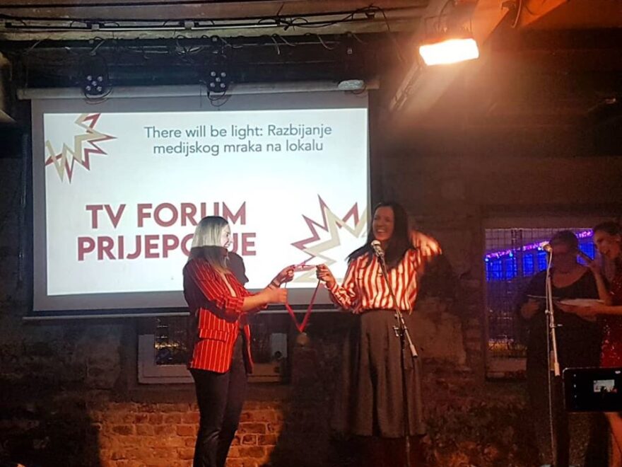 Priznanje za razbijanje medijskog mraka za TV Forum iz Prijepolja